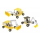 Set de construit metalic, TechnoK, 6 modele de vehicule, 225 de piese Set de construit metalic, TechnoK, 6 modele de vehicule, 225 de piese