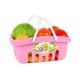 Set de fructe in cos de picnic verde, Technok, (5354), 17 piese Set de fructe in cos de picnic verde, Technok, (5354), 17 piese