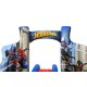 Spatiu de joaca gonflabil, cu piscina, Spider Man, Bestway 98793, 211 x 206 x 127 cm