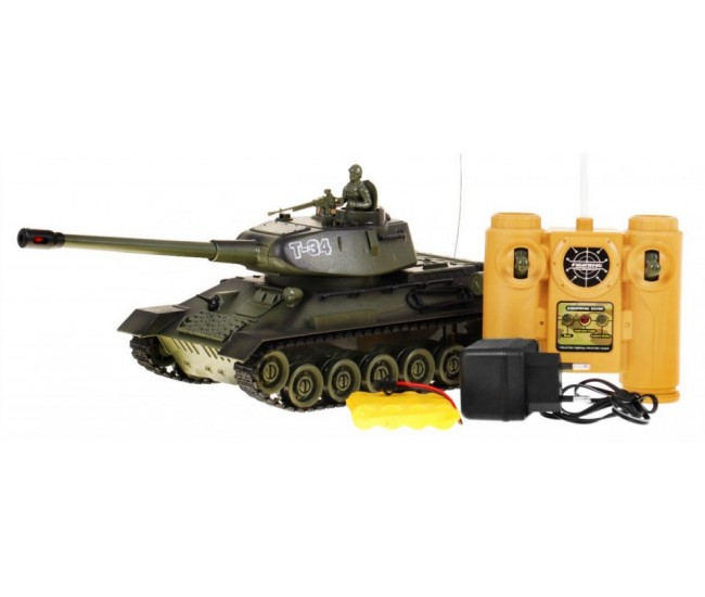 Tanc T-34, de atac cu telecomanda 1:28 Tanc T-34, de atac cu telecomanda 1:28