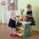 Tejghea de vanzari cafenea, Technok, cu efecte sonore si accesorii, casa de marcat, cititor de card, prajituri si fructe Tejghea de vanzari cafenea, Technok, cu efecte sonore si accesorii, casa de marcat, cititor de card, prajituri si fructe