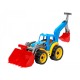 Tractor cu excavator si cupa, TechnoK, cu brat mobil Tractor cu excavator si cupa, TechnoK, cu brat mobil