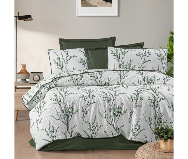Lenjerie de pat creponata 100% bumbac (crep55)