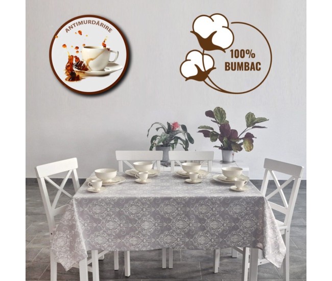 Fata de masa antimurdarire 100% bumbac zora