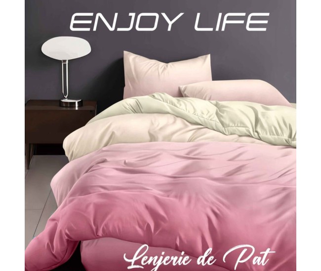 Lenjerie de pat finet ,,enjoy life rona