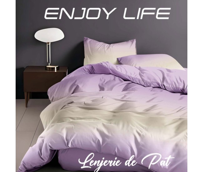 Lenjerie de pat finet ,,enjoy life andreas