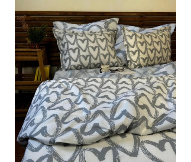 Lenjerie de pat creponata 100% bumbac (crep34) cu husa
