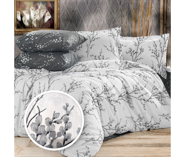 Lenjerie de pat creponata 100% bumbac (crep46)