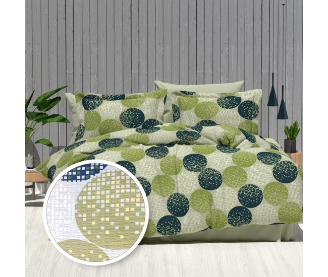Lenjerie de pat creponata 100% bumbac (crep49)