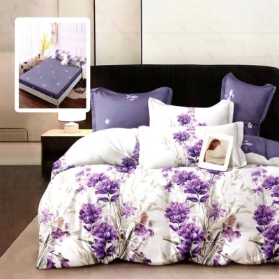 Lenjerie finet 6 piese cu husa - 160x200 si 180x200 (elizabeth-vh)