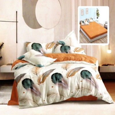  lenjerie finet 6 piese cu husa - 160x200 si 180x200 (gianna-vh)