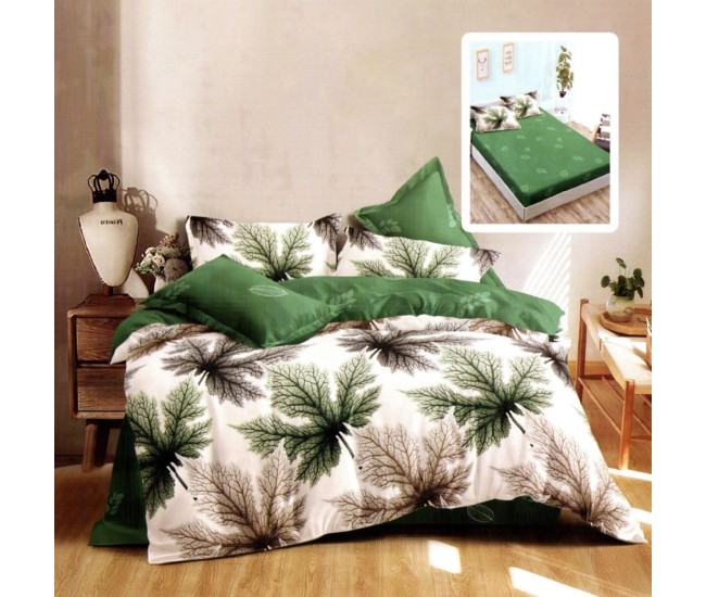 Lenjerie finet 6 piese cu husa - 160x200 si 180x200 (grace-vh)