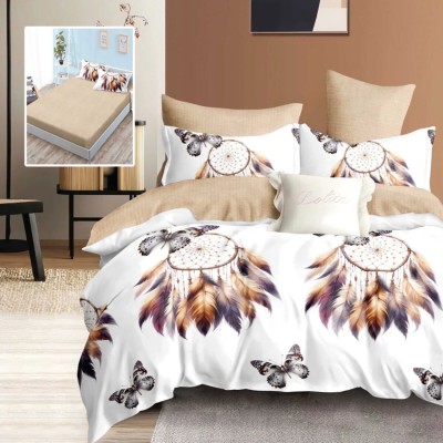 Lenjerie finet 6 piese cu husa - 160x200 si 180x200 (jessica-vh)