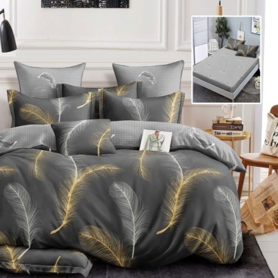 Lenjerie finet 6 piese cu husa - 160x200 si 180x200 (kimberly-vh)