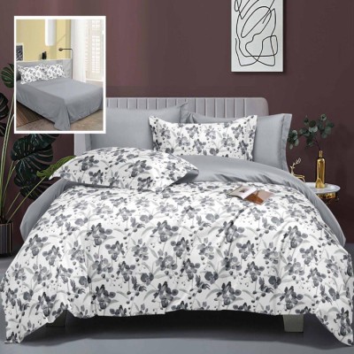 Lenjerie de pat elegance 6 piese cu cearsaf (lec11)