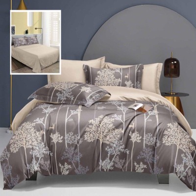 Lenjerie de pat elegance 6 piese cu cearsaf (lec18)