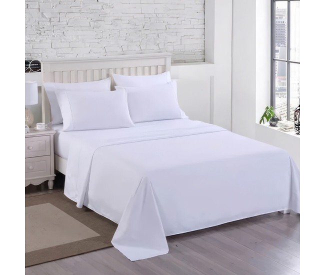 Lenjerie pat ranforce 80% bumbac - o persoana horeca line