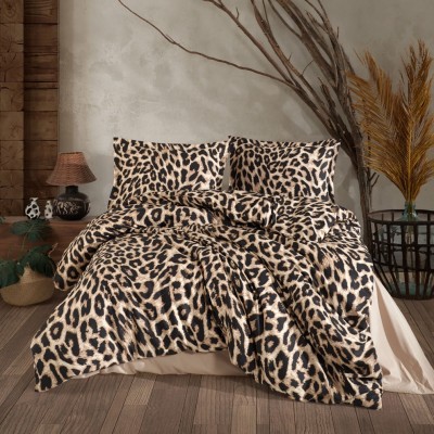 Lenjerie de pat ranforce clasy king size (leo)