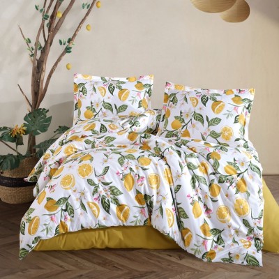 Lenjerie de pat ranforce clasy king size (lime)