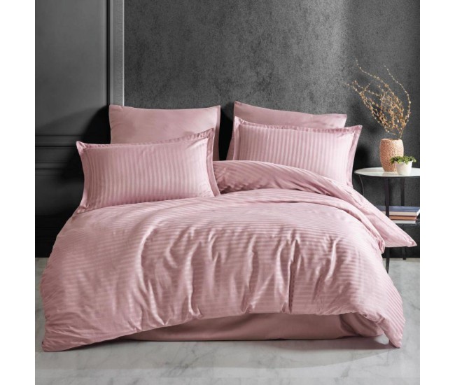 Lenjerie de pat damasc bumbac 100% - pink o persoana