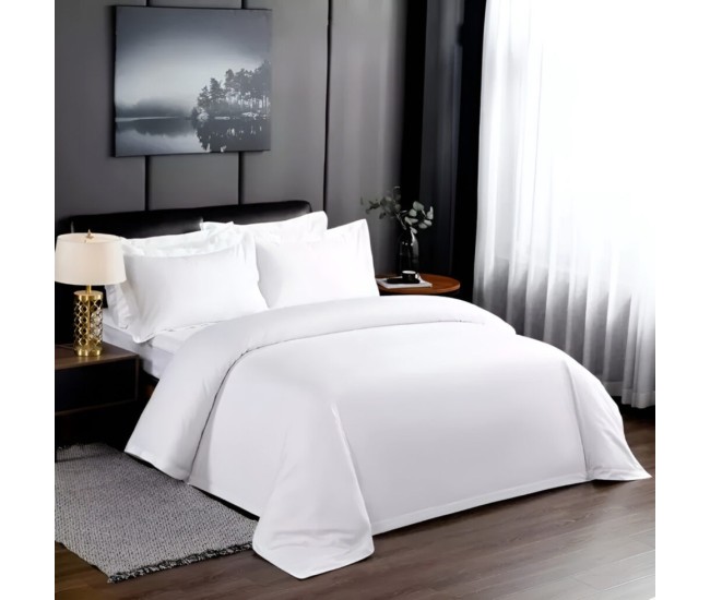 Lenjerie pat percalle 80% bumbac - king size horeca line