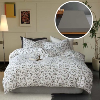  lenjerie pat tricot bumbac 100 % cu husa - andra