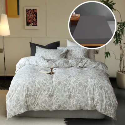 Lenjerie pat tricot bumbac 100 % cu husa-rona