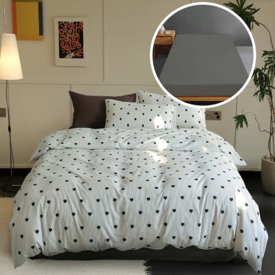 Lenjerie pat tricot bumbac 100 % cu husa-roma