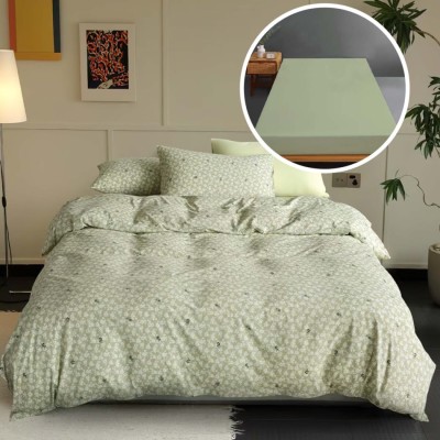 Lenjerie pat tricot bumbac 100 % cu husa-vilas