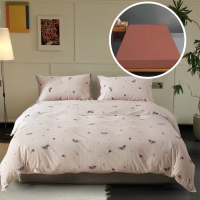 Lenjerie pat tricot bumbac 100 % cu husa-conan