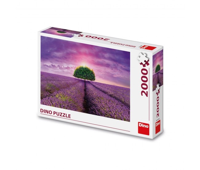 Puzzle Camp cu lavanda, 2000 piese - DINO TOYS Puzzle Camp cu lavanda, 2000 piese - DINO TOYS