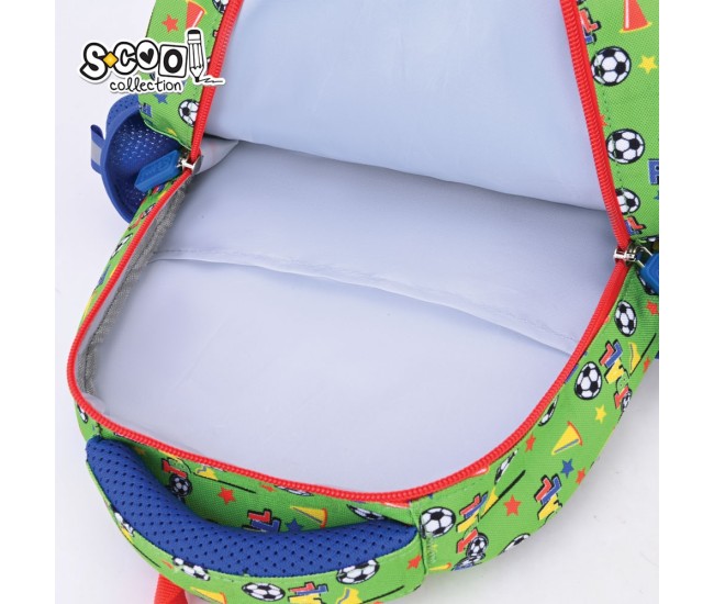 Ghiozdan gradinita FOOTBALL FUN, 30x25x14 cm - S-COOL Ghiozdan gradinita FOOTBALL FUN, 30x25x14 cm - S-COOL