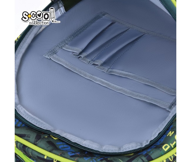 Ghiozdan 3D ergonomic FEARLESS, 43x30x22 cm - S-COOL Ghiozdan 3D ergonomic FEARLESS, 43x30x22 cm - S-COOL