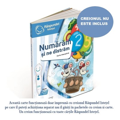 Raspundel Istetel, Carte - Numaram Si Ne Distram, ALBI - BLACKFIRE