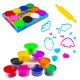 Plastilina modelaj, 10 culori, 60 g - NEBO Plastilina modelaj, 10 culori, 60 g - NEBO