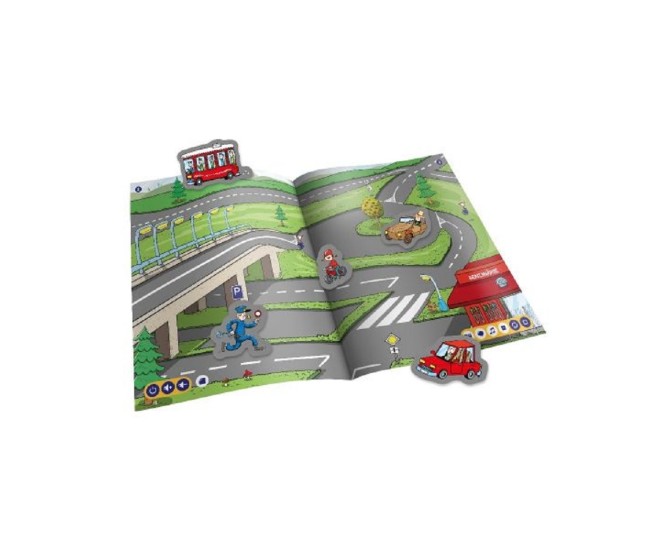 Raspundel Istetel, Carte cu autocolante, Mijloace de transport, ALBI - BLACKFIRE
