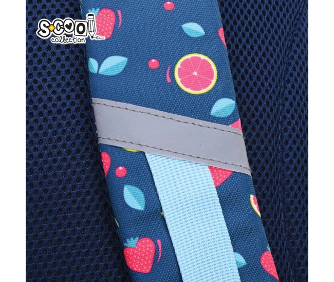 Ghiozdan 3D ergonomic BERRY GOOD, 42x30x22 cm - S-COOL Ghiozdan 3D ergonomic BERRY GOOD, 42x30x22 cm - S-COOL