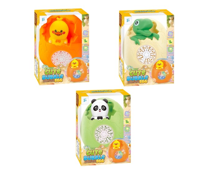 Baloane de sapun, cu baterii, Ou cu animal Baloane de sapun, cu baterii, Ou cu animal