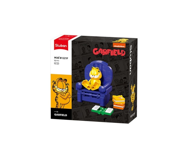 Set de constructie, 6 modele/display, Garfield - Sluban Set de constructie, 6 modele/display, Garfield - Sluban