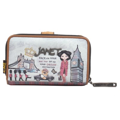 Portmoneu dama, 115.5x4x9.5 cm, Janet in Londra