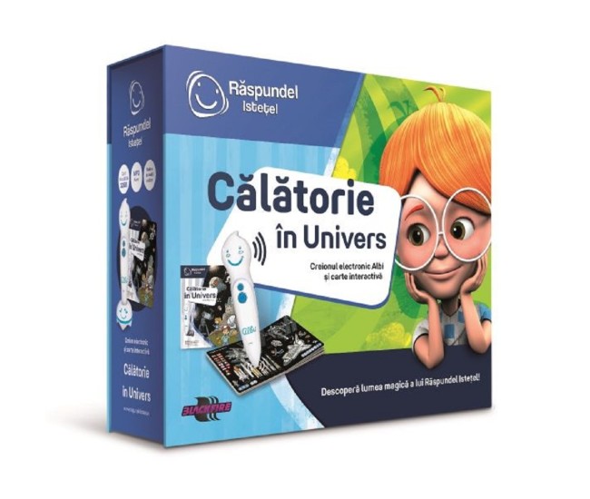 Pachet Raspundel Istetel, Creion si carte - Calatorie in univers, ALBI - BLACKFIRE Pachet Raspundel Istetel, Creion si carte - Calatorie in univers, ALBI - BLACKFIRE