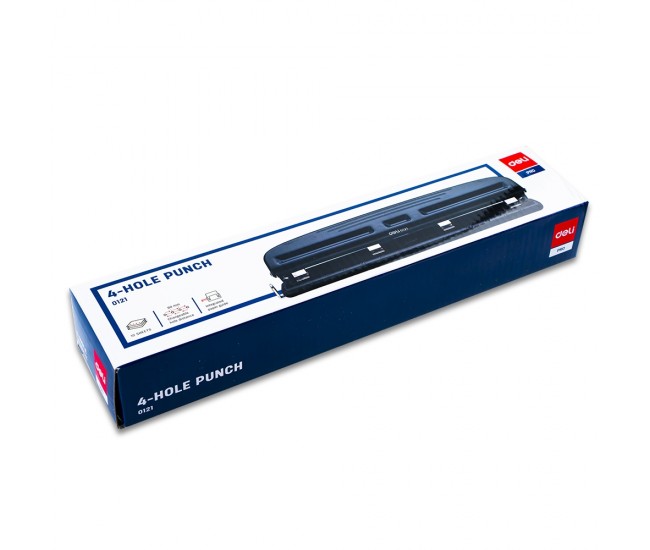 Perforator 4 perforatii, 10 coli - DELI Perforator 4 perforatii, 10 coli - DELI
