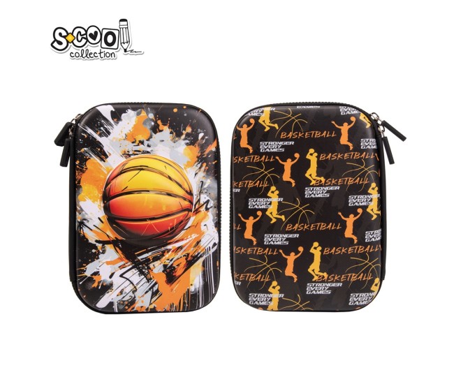 Penar neechipat 3D, BASKETBALL, 22.5x15.5x5.2 cm - S-COOL Penar neechipat 3D, BASKETBALL, 22.5x15.5x5.2 cm - S-COOL