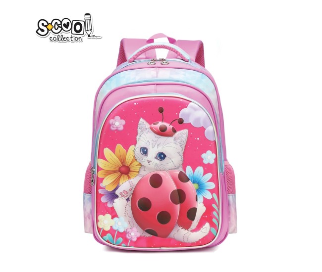 Ghiozdan 3D LADYBUG, 41x31x24 cm - S-COOL Ghiozdan 3D LADYBUG, 41x31x24 cm - S-COOL