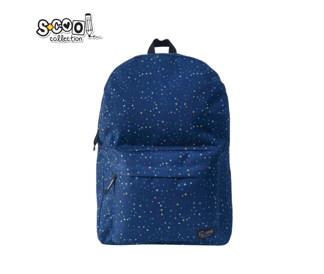 Ghiozdan CLASSIC, NIGHT SKY, 43x30x16 cm - S-COOL Ghiozdan CLASSIC, NIGHT SKY, 43x30x16 cm - S-COOL