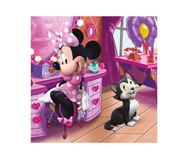 Puzzle Minnie, 3x55 piese - DINO TOYS Puzzle Minnie, 3x55 piese - DINO TOYS