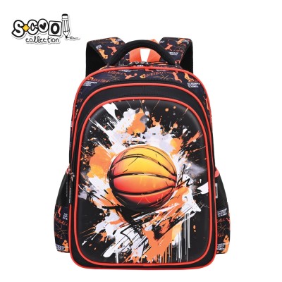 Ghiozdan 3D BASKETBALL, 43x30x22 cm - S-COOL