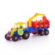 Tractor cu remorca + lemne - Altay, 61x17x25 cm, Polesie Tractor cu remorca + lemne - Altay, 61x17x25 cm, Polesie