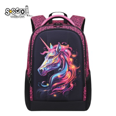 Ghiozdan ergonomic FANTASY UNICORN, 40x29x14 cm - S-COOL