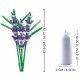 Set de Constructie Flowers, 258 piese, Lavanda - Sluban Set de Constructie Flowers, 258 piese, Lavanda - Sluban